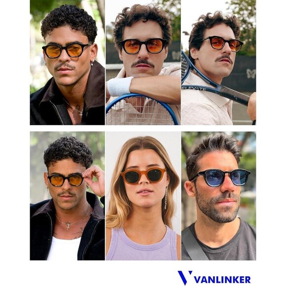 Vintage Round Sunglasses UV400 Protection Men Women Fashion Retro Shades